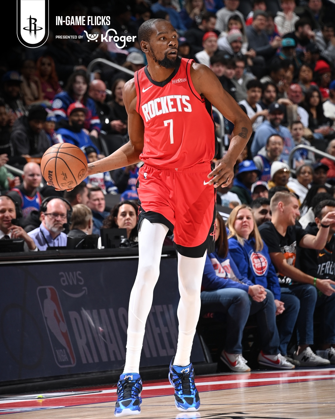 v站体育-杜兰特32分7板达成新里程碑，火箭终结活塞4连胜申京19分5助